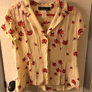 Jones New York Silk Floral Top